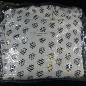 Anti Social Social Club Over You White Hoodie ASSC SS19